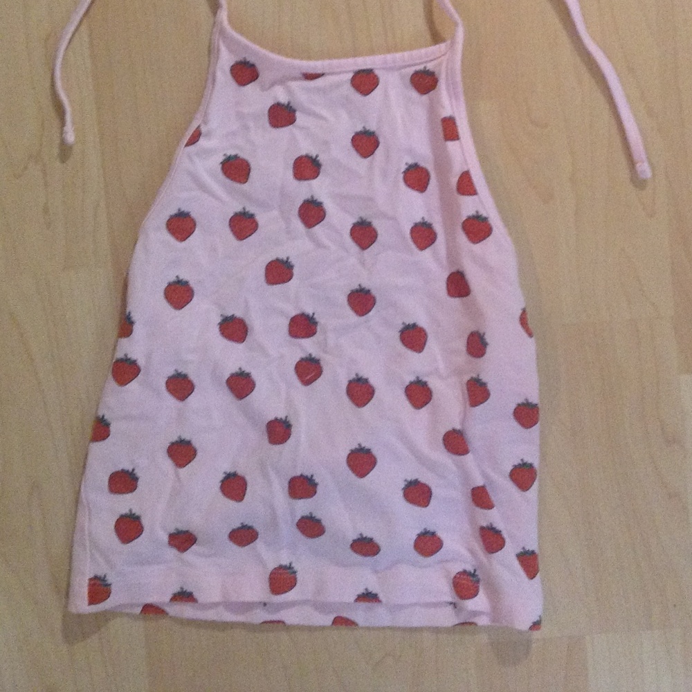 Strawberry Halter Top